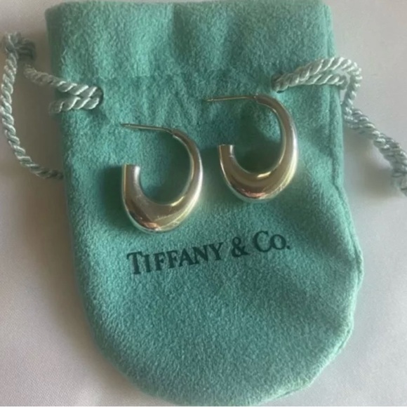 Tiffany’s Rare Pebble Link Sterling Silver 925 Bracelet and Earrings Set - Picture 6 of 10